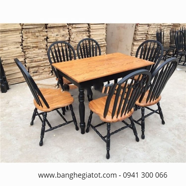 Bàn ghế ăn gỗ đẹp