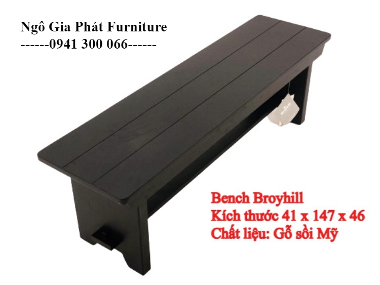 Ghế ngồi dài bằng gỗ
