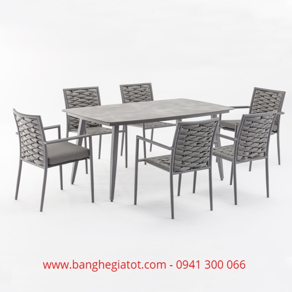 Nội thất bàn ghế mây nhựa