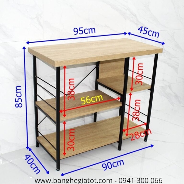 Tủ bếp gỗ đẹp