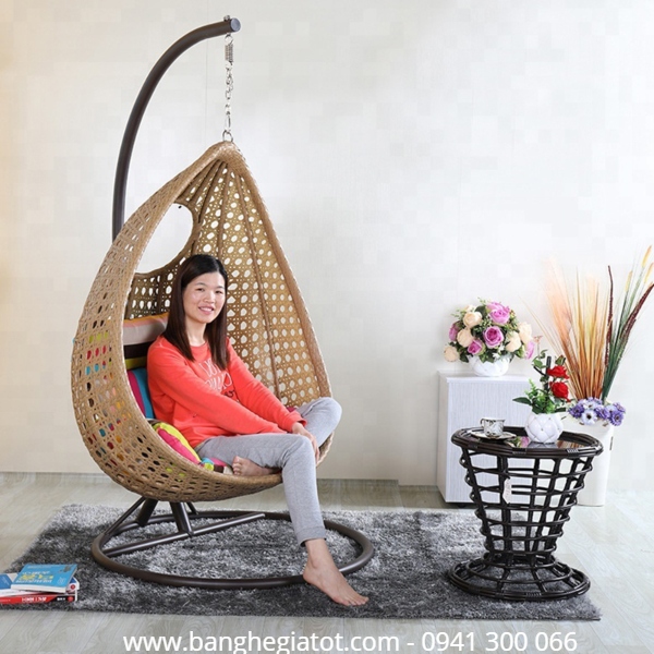 Xưởng sản xuất trực tiếp xích đu nhựa mây