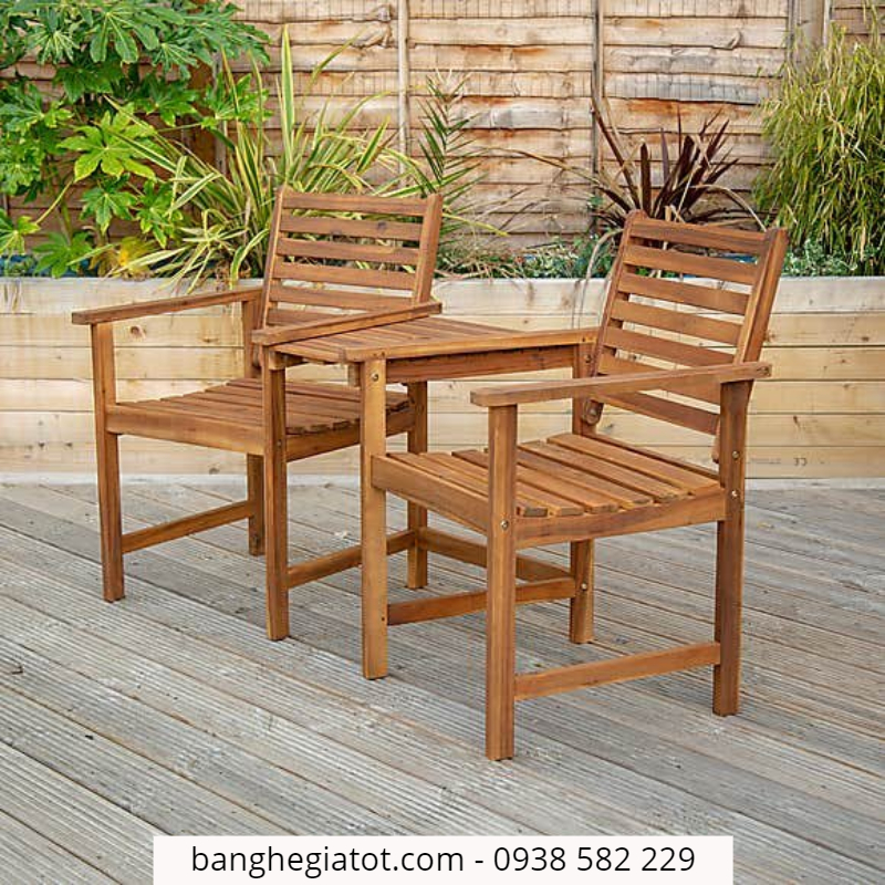 bàn ghế gỗ phòng khách bình dân