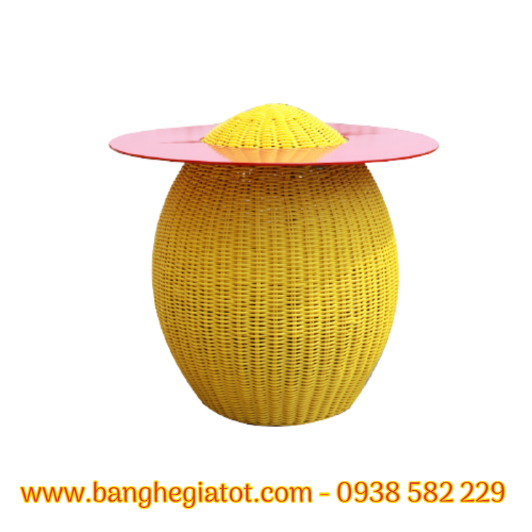 bàn ghế nhựa mây chính hãng, Bàn ghế nhựa mây hình dáng chú vịt con