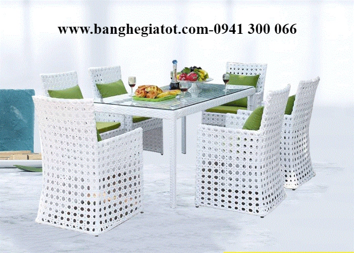 nơi bán bàn ghế nhựa mây giá rẻ